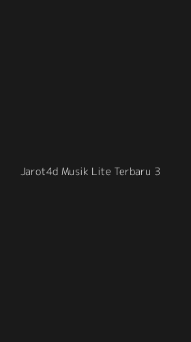 Tampilan Antarmuka Aplikasi Jarot4d Musik Lite Terbaru - 3