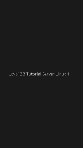 Tampilan Antarmuka Aplikasi Java138 Tutorial Server Linux - 1