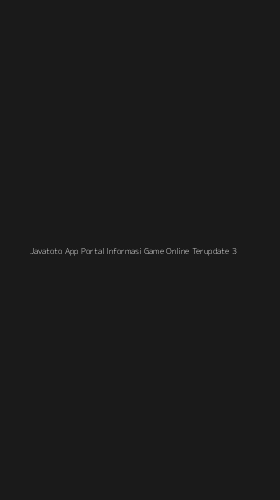Tampilan Antarmuka Aplikasi Javatoto App Portal Informasi Game Online Terupdate - 3