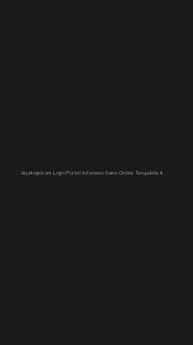 Tampilan Antarmuka Aplikasi Jayatogelcom Login Portal Informasi Game Online Terupdate - 4