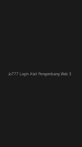 Tampilan Antarmuka Aplikasi Jo777 Login Alat Pengembang Web - 3