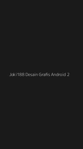 Tampilan Antarmuka Aplikasi Joki188 Desain Grafis Android - 2