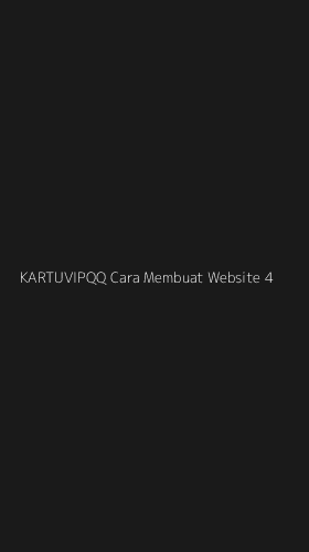 Tampilan Antarmuka Aplikasi Kartuvipqq Cara Membuat Website - 4
