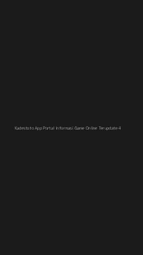 Tampilan Antarmuka Aplikasi Kadestoto App Portal Informasi Game Online Terupdate - 4