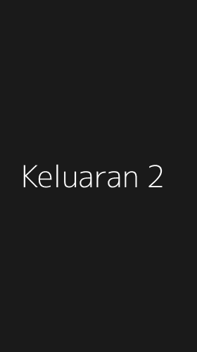 Tampilan Antarmuka Aplikasi Keluaran - 2