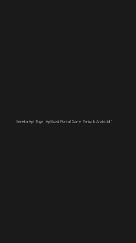 Tampilan Antarmuka Aplikasi Kereta Api Togel Aplikasi Portal Game Terbaik Android - 1