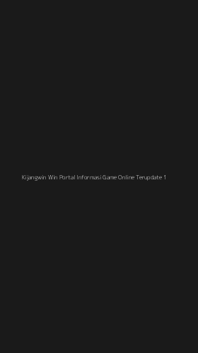 Tampilan Antarmuka Aplikasi Kijangwin Win Portal Informasi Game Online Terupdate - 1