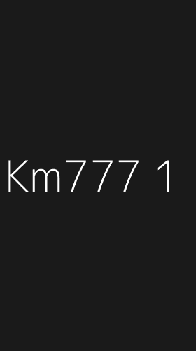 Tampilan Antarmuka Aplikasi Km777 - 1