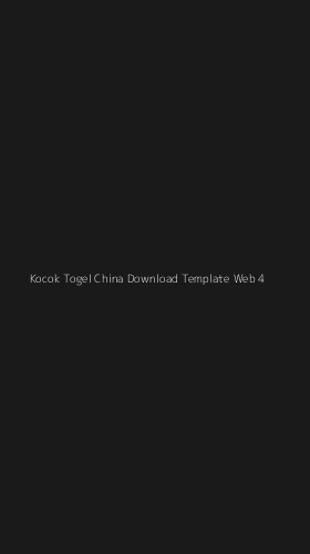 Tampilan Antarmuka Aplikasi Kocok Togel China Download Template Web - 4