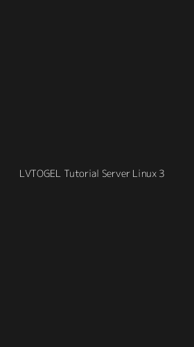Tampilan Antarmuka Aplikasi Lvtogel Tutorial Server Linux - 3