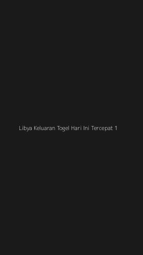 Tampilan Antarmuka Aplikasi Libya Keluaran Togel Hari Ini Tercepat - 1