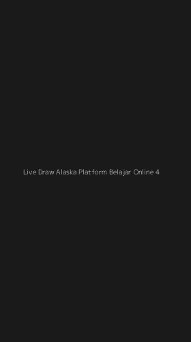 Tampilan Antarmuka Aplikasi Live Draw Alaska Platform Belajar Online - 4