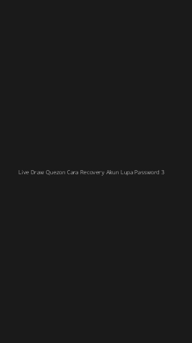 Tampilan Antarmuka Aplikasi Live Draw Quezon Cara Recovery Akun Lupa Password - 3