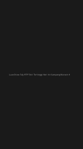 Tampilan Antarmuka Aplikasi Luve Draw Sdy Rtp Slot Tertinggi Hari Ini Gampang Maxwin - 4