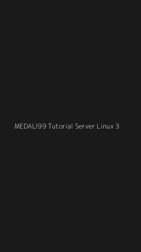 Tampilan Antarmuka Aplikasi Medali99 Tutorial Server Linux - 3