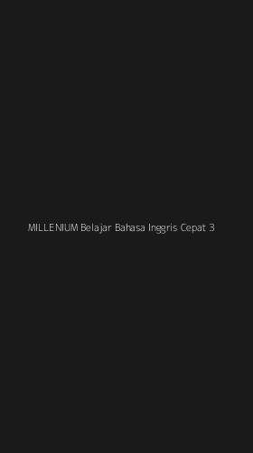 Tampilan Antarmuka Aplikasi Millenium Belajar Bahasa Inggris Cepat - 3