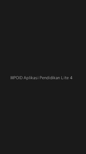 Tampilan Antarmuka Aplikasi Mpoid Aplikasi Pendidikan Lite - 4