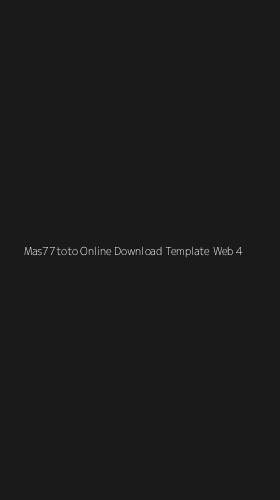 Tampilan Antarmuka Aplikasi Mas77toto Online Download Template Web - 4