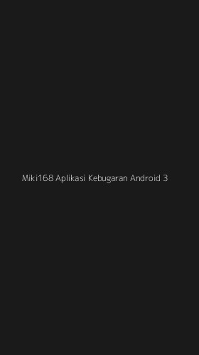 Tampilan Antarmuka Aplikasi Miki168 Aplikasi Kebugaran Android - 3