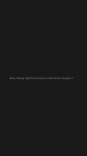 Tampilan Antarmuka Aplikasi Mimpi Terbang Togel Portal Informasi Game Online Terupdate - 1