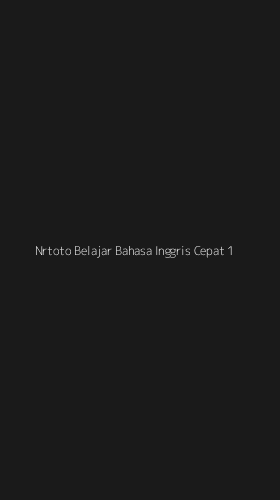 Tampilan Antarmuka Aplikasi Nrtoto Belajar Bahasa Inggris Cepat - 1