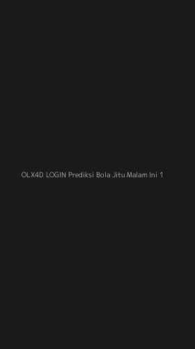 Tampilan Antarmuka Aplikasi Olx4d Login Prediksi Bola Jitu Malam Ini - 1