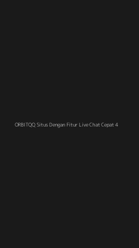 Tampilan Antarmuka Aplikasi Orbitqq Situs Dengan Fitur Live Chat Cepat - 4