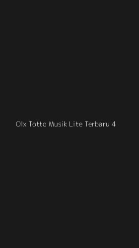 Tampilan Antarmuka Aplikasi Olx Totto Musik Lite Terbaru - 4
