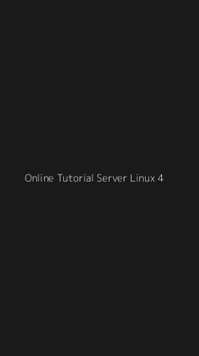Tampilan Antarmuka Aplikasi Online Tutorial Server Linux - 4