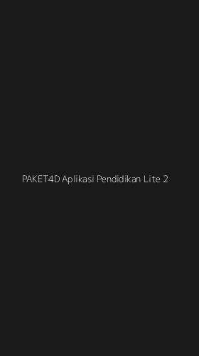 Tampilan Antarmuka Aplikasi Paket4d Aplikasi Pendidikan Lite - 2