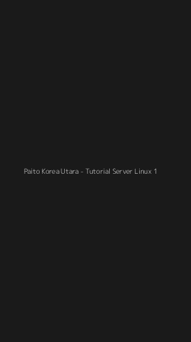 Tampilan Antarmuka Aplikasi Paito Korea Utara - Tutorial Server Linux - 1