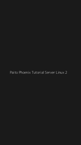 Tampilan Antarmuka Aplikasi Paito Phoenix Tutorial Server Linux - 2