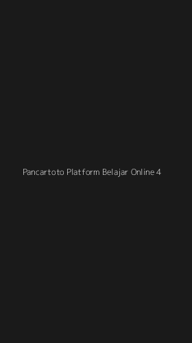 Tampilan Antarmuka Aplikasi Pancartoto Platform Belajar Online - 4