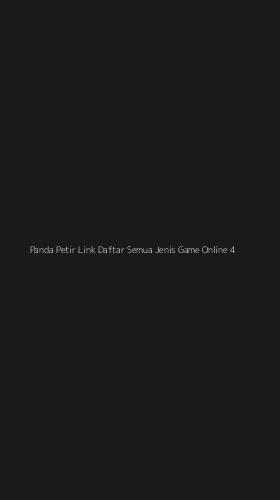 Tampilan Antarmuka Aplikasi Panda Petir Link Daftar Semua Jenis Game Online - 4