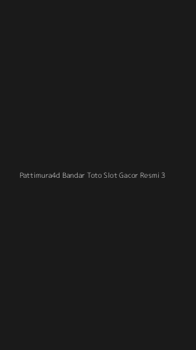 Tampilan Antarmuka Aplikasi Pattimura4d Bandar Toto Slot Gacor Resmi - 3