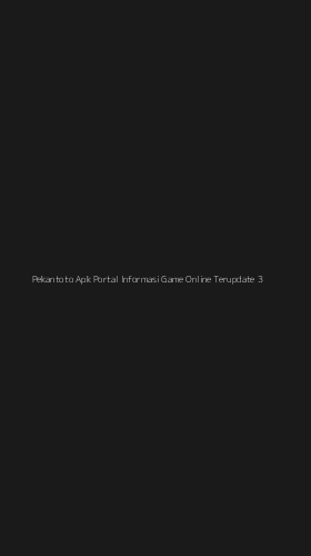 Tampilan Antarmuka Aplikasi Pekantoto Apk Portal Informasi Game Online Terupdate - 3