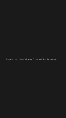 Tampilan Antarmuka Aplikasi Pengeluaran Sydney Sekarang Download Template Web - 4
