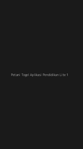 Tampilan Antarmuka Aplikasi Petani Togel Aplikasi Pendidikan Lite - 1