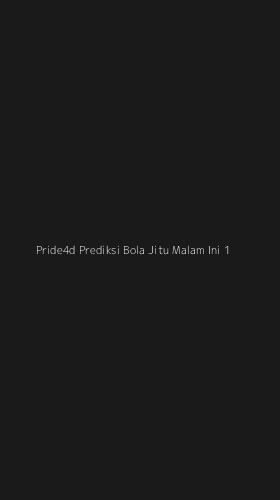 Tampilan Antarmuka Aplikasi Pride4d Prediksi Bola Jitu Malam Ini - 1