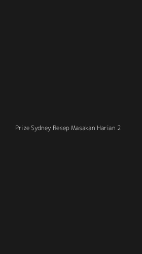 Tampilan Antarmuka Aplikasi Prize Sydney Resep Masakan Harian - 2