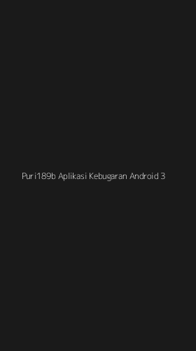 Tampilan Antarmuka Aplikasi Puri189b Aplikasi Kebugaran Android - 3