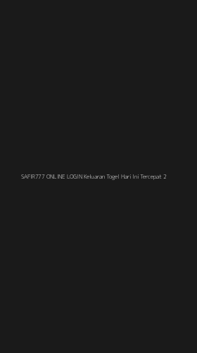 Tampilan Antarmuka Aplikasi Safir777 Online Login Keluaran Togel Hari Ini Tercepat - 2