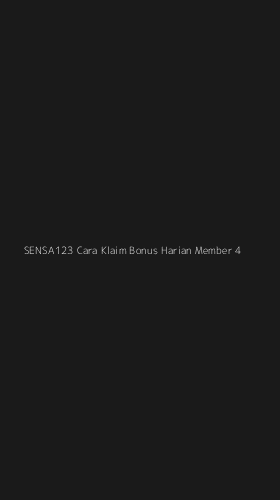 Tampilan Antarmuka Aplikasi Sensa123 Cara Klaim Bonus Harian Member - 4