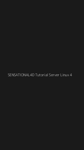 Tampilan Antarmuka Aplikasi Sensational4d Tutorial Server Linux - 4