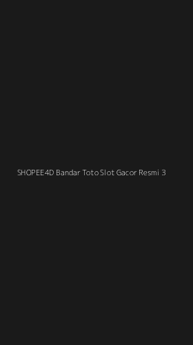 Tampilan Antarmuka Aplikasi Shopee4d Bandar Toto Slot Gacor Resmi - 3