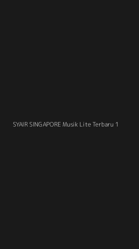 Tampilan Antarmuka Aplikasi Syair Singapore Musik Lite Terbaru - 1