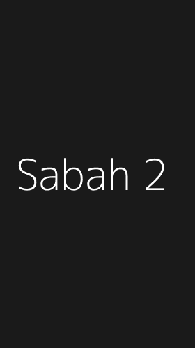 Tampilan Antarmuka Aplikasi Sabah - 2