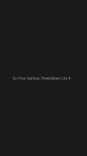 Tampilan Antarmuka Aplikasi Siji Pool Aplikasi Pendidikan Lite - 4