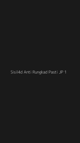 Tampilan Antarmuka Aplikasi Sisil4d Anti Rungkad Pasti Jp - 1