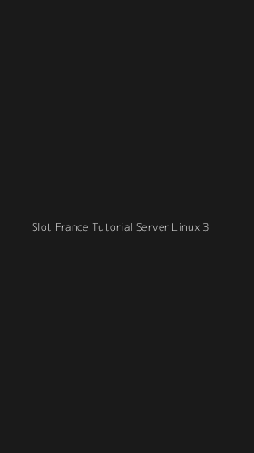 Tampilan Antarmuka Aplikasi Slot France Tutorial Server Linux - 3
